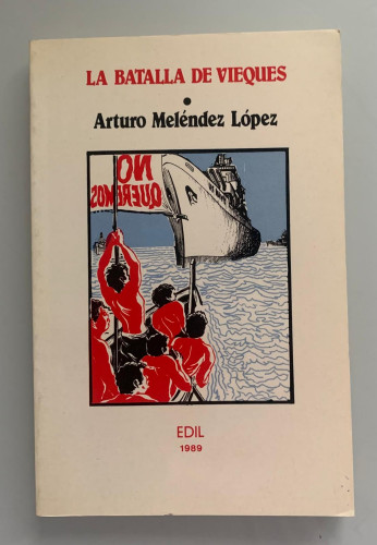 Portada del libro de LA BATALLA DE VIEQUES