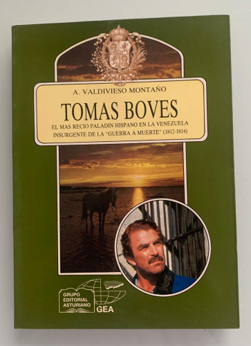 Portada del libro de JOSÉ TOMÁS BOVES