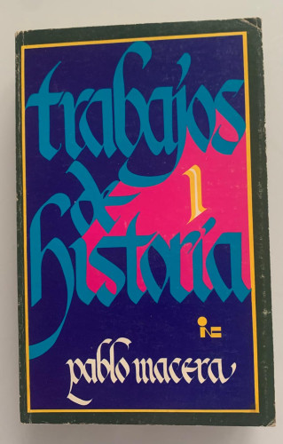 Portada del libro de TRABAJOS DE HISTORIA (2 tomos)