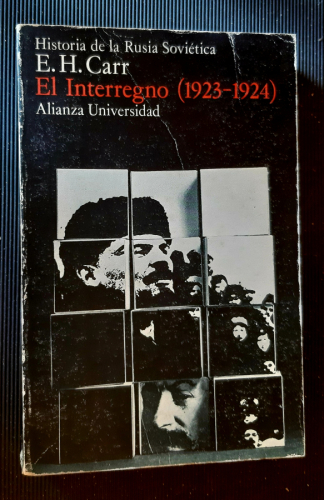 Portada del libro de Historia de la usia Soviética: El interregno (1923-1924)

