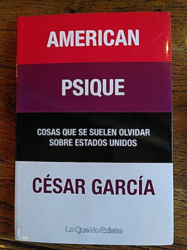 Portada del libro de American psique