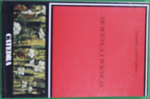 Portada del libro de De poética y poéticas