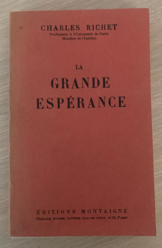 Portada del libro de LA GRANDE ESPÉRANCE