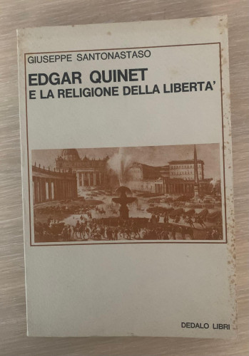 Portada del libro de EDGAR QUINET E LA RELIGIONE DELLA LIBERTÀ