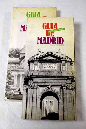 Portada del libro GUÍA DE ARQUITECTURA Y URBANISMO DE MADRID (2 TOMOS)