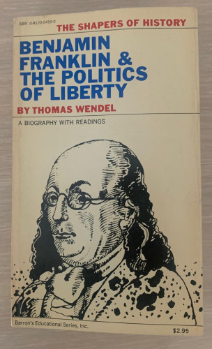 Portada del libro de BENJAMIN FRANKLIN & THE POLITICS OF LIBERTY