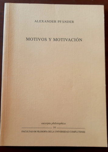Portada del libro de MOTIVOS Y MOTIVACIÓN