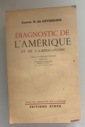 Portada del libro de DIAGNOSTIC DE L'AMÉRIQUE ET DE L'AMÉRICANISME