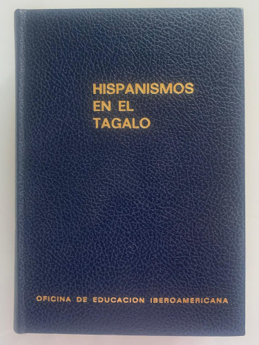 Portada del libro de HISPANISMOS EN EL TAGALO