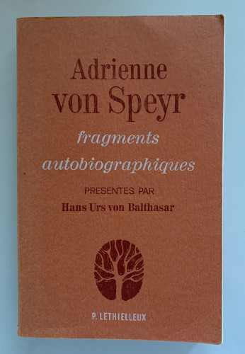 Portada del libro de FRAGMENTS AUTOBIOGRAPHIQUES