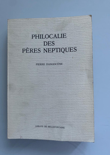 Portada del libro de PHILOCALIE DES PÈRES NEPTIQUES