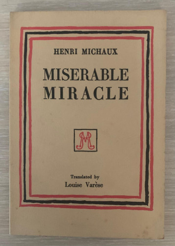 Portada del libro MISERABLE MIRACLE