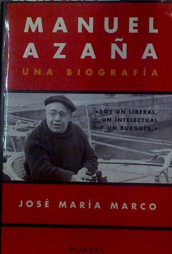 Portada del libro de Manuel Azaña