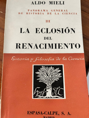 Portada del libro de LA ECLOSION DEL RENACIMIENTO