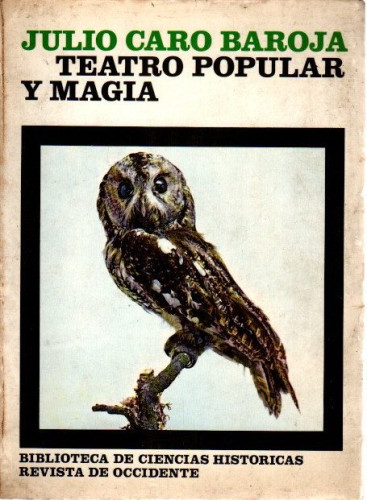 Portada del libro de Teatro popular y magia