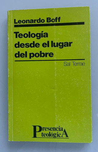 Portada del libro de TEOLOGÍA DESDE EL LUGAR DEL POBRE