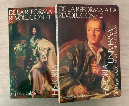 Portada del libro de HISTORIA UNIVERSAL. De la reforma a la revolución (2 tomos)