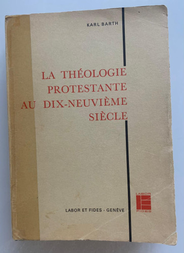 Portada del libro de LA THÉOLOGIE PROTESTANTE AU DIX-NEUVIÈME SIÈCLE