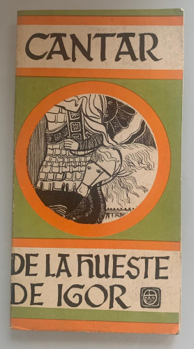 Portada del libro de CANTAR DE LA HUESTE DE IGOR