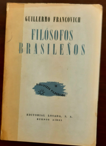 Portada del libro de FILÓSOFOS BRASILEÑOS
