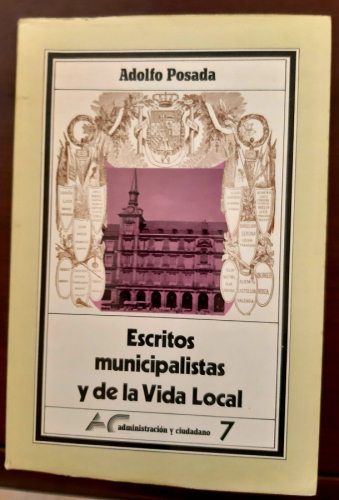 Portada del libro de ESCRITOS MUNICIPALISTAS Y DE LA VIDA LOCAL