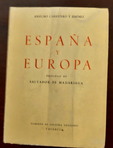 Portada del libro de ESPAÑA Y EUROPA
