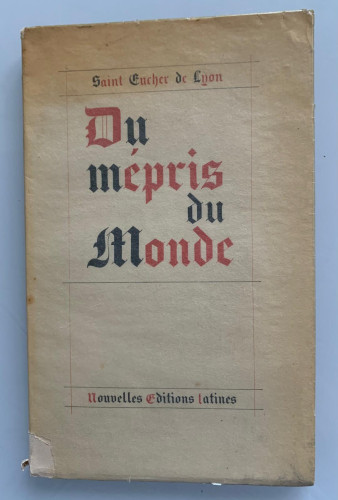 Portada del libro de DU MÉPRIS DU MONDE