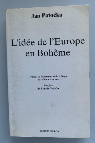 Portada del libro de L'IDÉE DE L'EUROPE EN BOHÊME