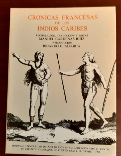 Portada del libro de Crónicas francesas de los indios caribes