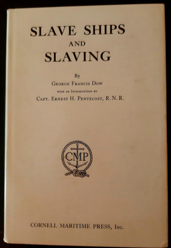 Portada del libro de slave ships and slaving