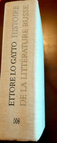 Portada del libro de Histoire de la Littérature Russe, des origines à nos jours.