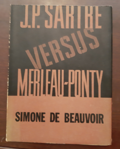 Portada del libro de J.P.Sartre versus Merleau-Ponty
