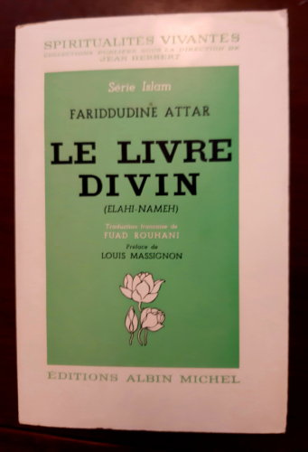 Portada del libro Le Livre Divin (Elahi-nameh)