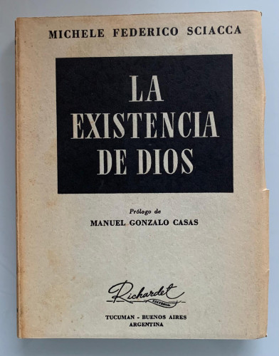 Portada del libro LA EXISTENCIA DE DIOS (1ª edición)