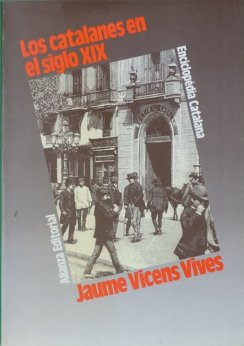Portada del libro de Los catalanes en el siglo XIX