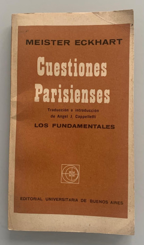 Portada del libro de CUESTIONES PARISIENSES