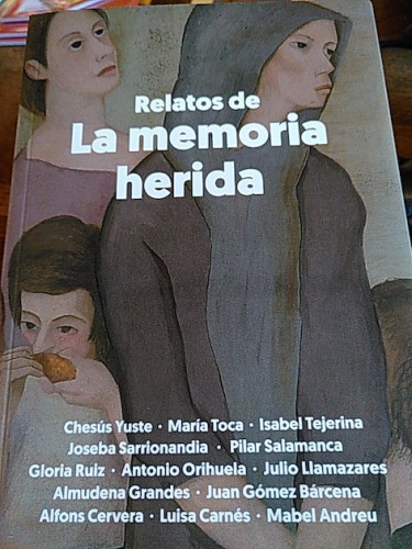 Portada del libro de Relatos de la memoria herida