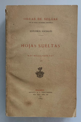 Portada del libro de HOJAS SUELTAS