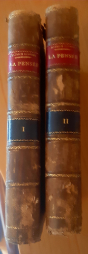 Portada del libro de La Pensée. Tome 1 : le genèse de la pensée et les paliers de son ascension spontanée. Tome 2 : les responsabilités...