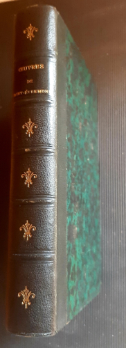 Portada del libro de Oeuvres choisies de Saint-Évremond.