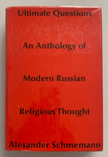 Portada del libro de ULTIMATE QUESTIONS. An anthology of modern russian religious thoght