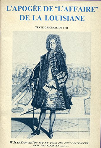 Portada del libro de THE LOUISIANA AFFAIR: From a Contemporary Account of 1721