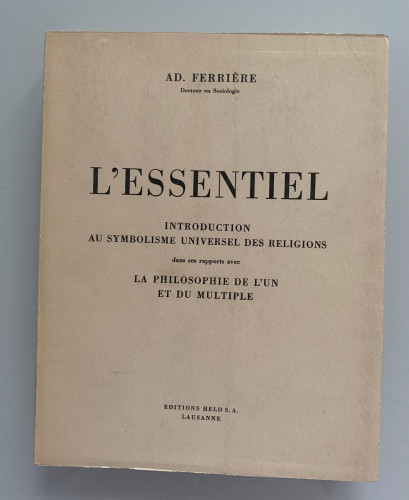 Portada del libro de L'ESSENTIEL. Introduction au symbolisme universel des religions