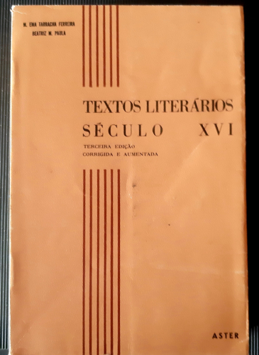 Portada del libro de TEXTOS LITERÁRIOS SÉCULO XVI