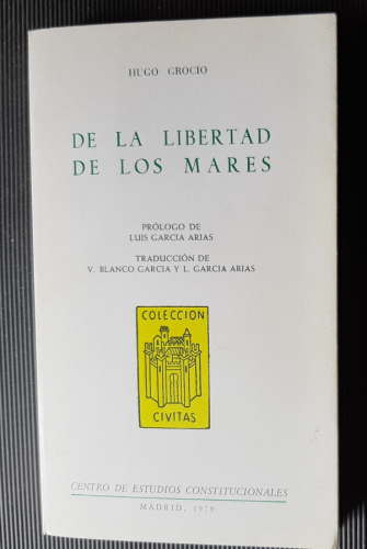 Portada del libro de DE LA LIBERTAD DE LOS MARES