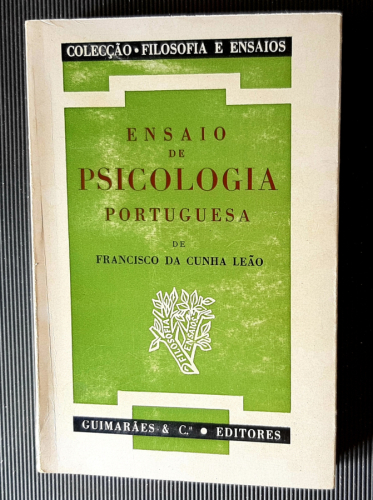 Portada del libro de Ensaio de psicologia portuguesa