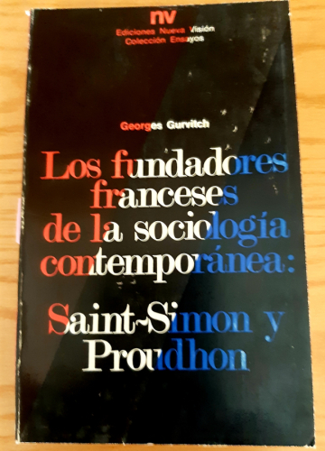 Portada del libro de LOS FUNDADORES FRANCESES DE LA SOCIOLOGÍA