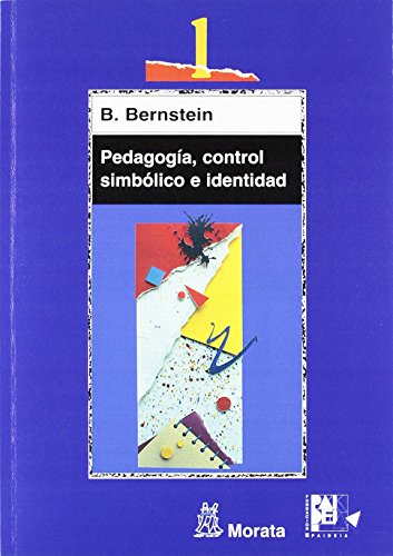 Portada del libro de PEDAGOGIA CONTROL SIMBOLICO E IDENTIDAD