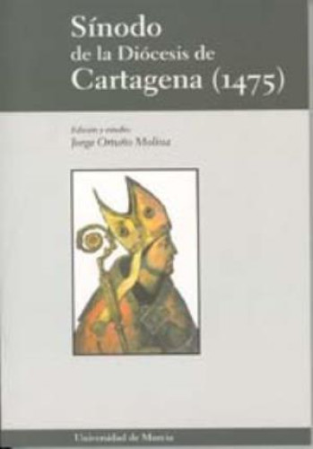 Portada del libro de Sínodo de la diócesis de Cartagena (1475)