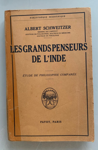Portada del libro de LES GRANDS PENSEURS DE L'INDE (Étude de philosophie comparée)